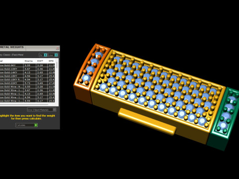 6 mm Diamond Lock Box for Jewelry 3D 打印模型