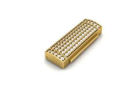 6 and half Diamond Flip Lock Box for Jewelery 3D 打印模型