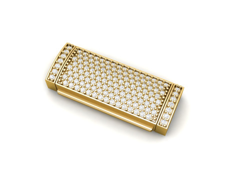 8 and half mm Diamond Lock Box Model Cetak 3D