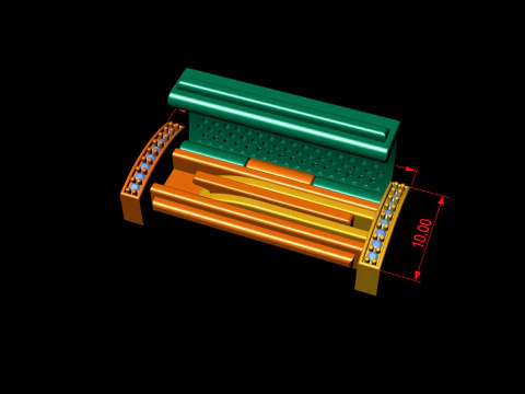 10 MM ダイヤモンド ブレスレット ロック ボックス ジュエリー用 3Dプリントモデル