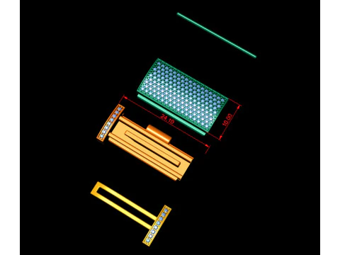 10 MM ダイヤモンド ブレスレット ロック ボックス ジュエリー用 3Dプリントモデル