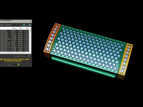 10 MM ダイヤモンド ブレスレット ロック ボックス ジュエリー用 3Dプリントモデル