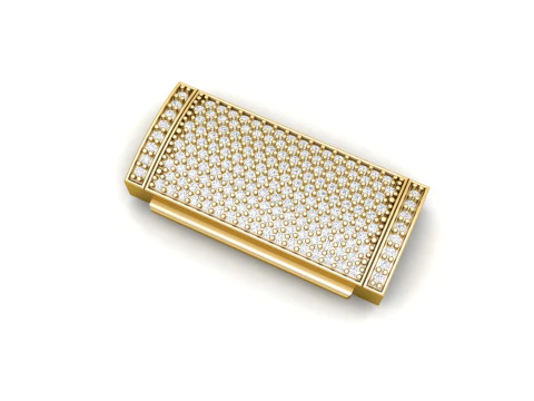 10 and half mm Diamond Lock Box for Jewelry 3D Print Model