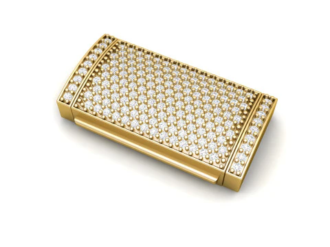 15mm Diamond Lock Box for Jewelry 3D Print Model