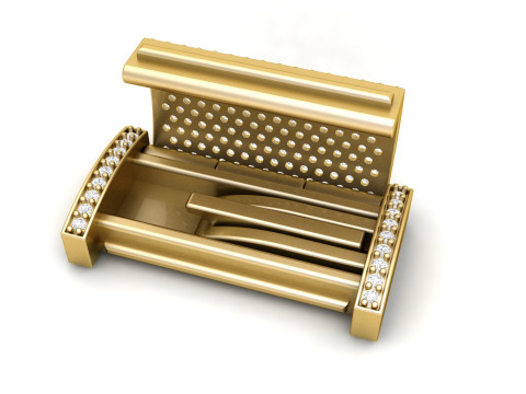 15mm Diamond Lock Box for Jewelry 3D Baskı Modeli