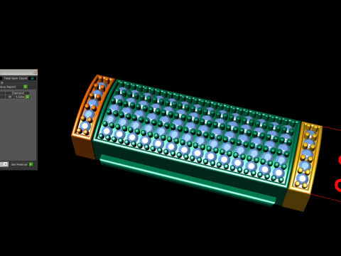 8 MM ダイヤモンド ブレスレット ロック ボックス タイプ 2 3Dプリントモデル