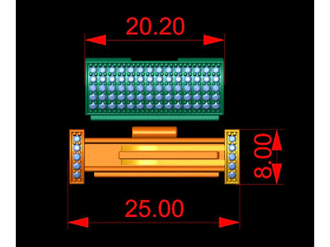 8 MM ダイヤモンド ブレスレット ロック ボックス タイプ 2 3Dプリントモデル