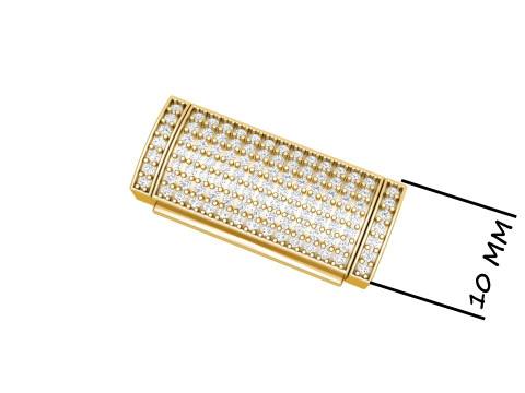 10 MM Diamond Bracelet Lock Box Type 2 3Dプリントモデル