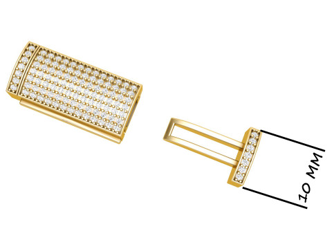 10 MM Diamond Bracelet Lock Box Type 2 3D Baskı Modeli