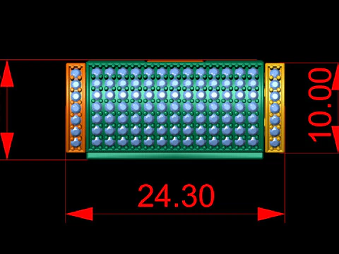 10 MM Diamond Bracelet Lock Box Type 2 3D Print Model