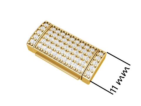 11MM Diamond Bracelet Lock Box Type 2 3D Print Model