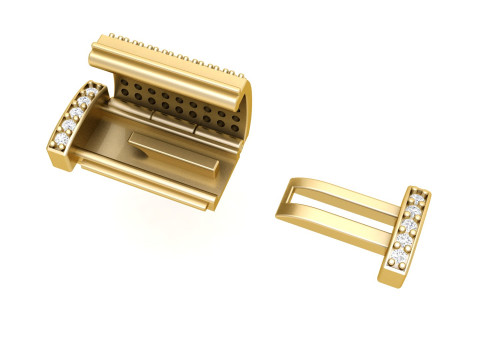 11MM Diamond Bracelet Lock Box Type 2 3D Print Model