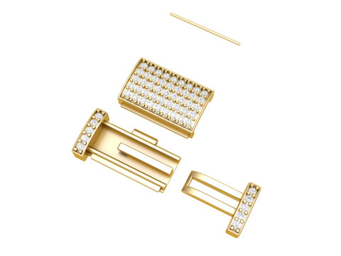 11MM Diamond Bracelet Lock Box Type 2 3D Print Model