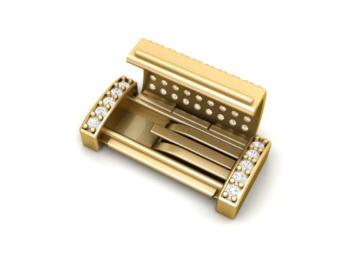 11MM Diamond Bracelet Lock Box Type 2 3D Print Model