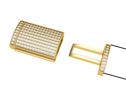 14 MM Diamond Bracelet Lock Box Type 2 3D 프린트 모델