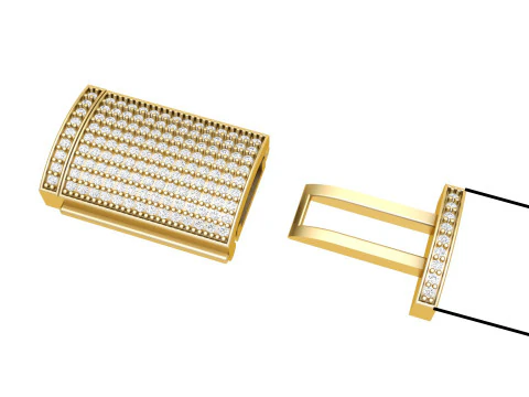 14 MM Diamond Bracelet Lock Box Type 2 3D Print Model