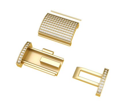 14 MM Diamond Bracelet Lock Box Type 2 3D 프린트 모델