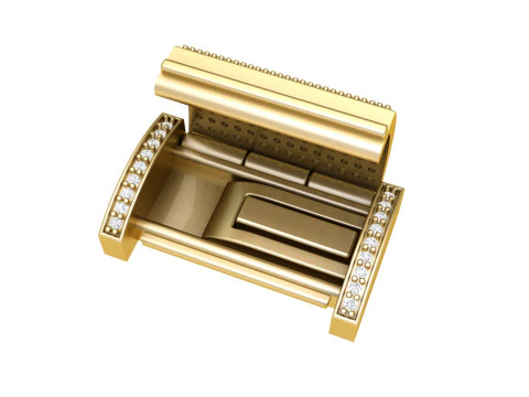 14 MM Diamond Bracelet Lock Box Type 2 3D Print Model