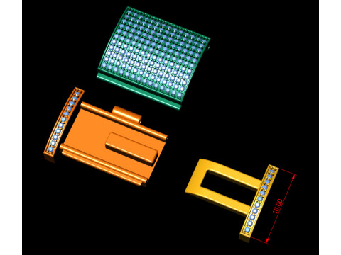 16mm box Diamond Lock Box Type 2 for Jewelry 3D 프린트 모델
