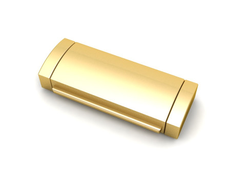 7 and half Gold Flip Lock Box for Jewelery 3Dプリントモデル