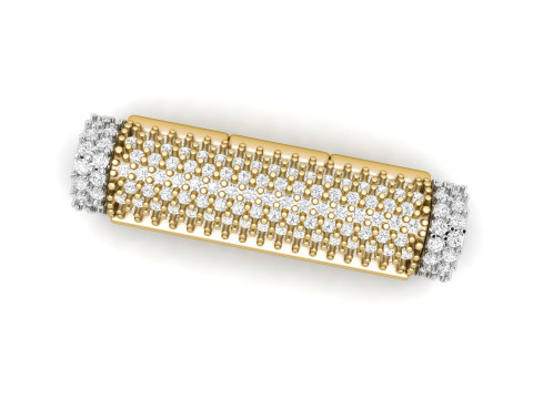 5 mm x 25mm Round Flip Diamond Lock Box for Chain and Necklace 3D Принт Модель