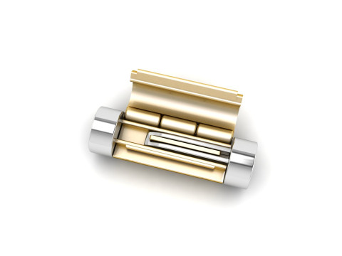 6 mm Round Bracelet Lock Box Combo of Plain and Diamond 3Dプリントモデル