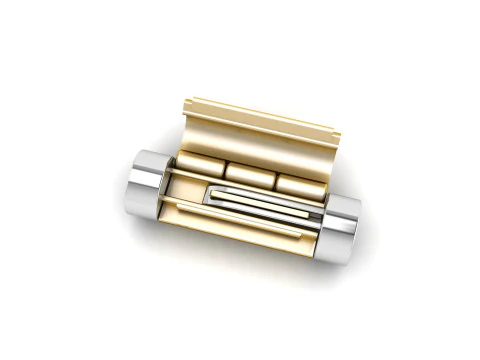 All Sizes Plain Gold Round Bracelet Lock Boxes 3D Print Model