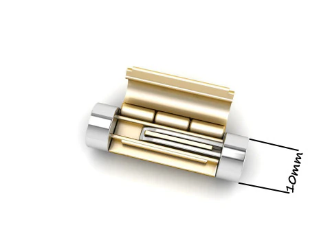 All Sizes Plain Gold Round Bracelet Lock Boxes 3D Print Model