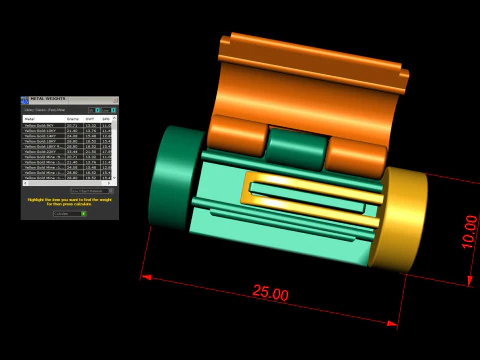 All Sizes Plain Gold Round Bracelet Lock Boxes 3D Print Model