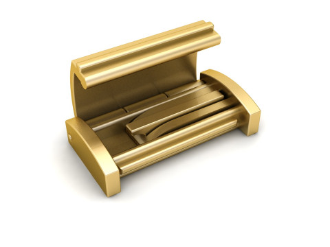 12 and half mm Rectangular Lock Box Combo of Plain and Diamond 3Dプリントモデル