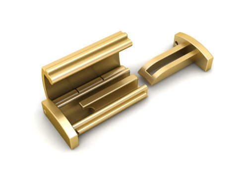 12mm Rectangular Lock Box Combo of Plain and Diamond 3D प्रिंट मॉडल