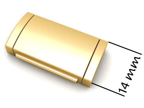 14 mm Rectangular Lock Box Combo of Plain and Diamond 3Dプリントモデル