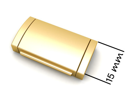 15mm Rectangular Lock Box Combo of Plain and Diamond Modelo de Impressão 3D