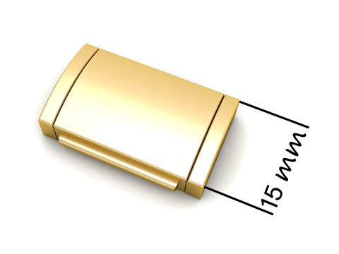 16mm Rectangular Lock Box Combo of Plain and Diamond 3Dプリントモデル