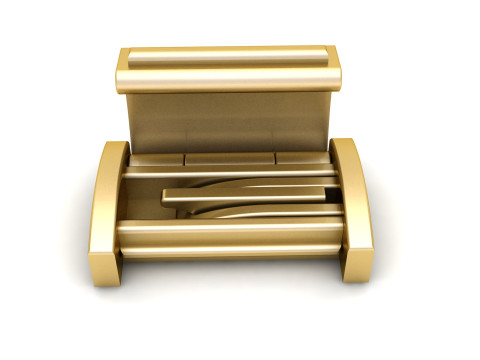 16mm Rectangular Lock Box Combo of Plain and Diamond 3Dプリントモデル