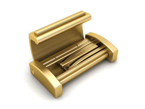 16mm Rectangular Lock Box Combo of Plain and Diamond 3Dプリントモデル