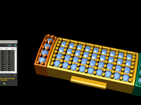 5 mm Diamond and Plain Lock Combination Collection 3D Print Model