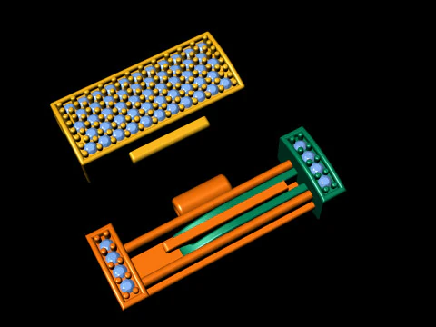 6 mm Rectangular Flip Lock Box Combination 3D Print Model