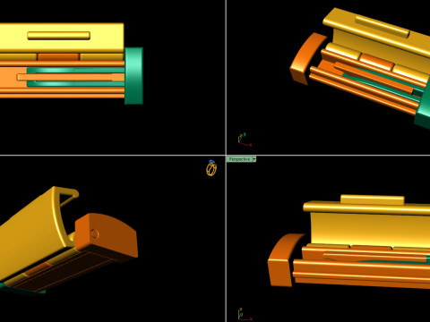 6 mm Rectangular Flip Lock Box Combination Modelo de Impressão 3D