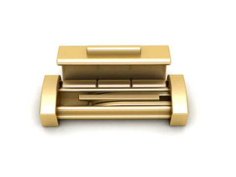6 mm Rectangular Flip Lock Box Combination 3D Print Model