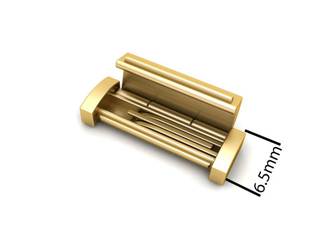 6 and half mm Diamond and Plain Lock Combination 3Dプリントモデル