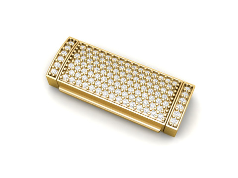 8 mm Rectangular Flip Lock Box Combination 3Dプリントモデル