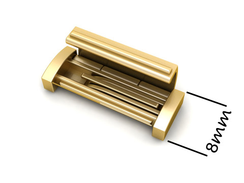 8 mm Rectangular Flip Lock Box Combination 3Dプリントモデル
