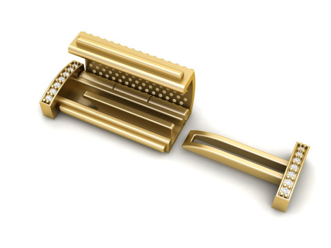 Diamond Bracelet Lock Box Combination of 6 sizes Modello di stampa 3D