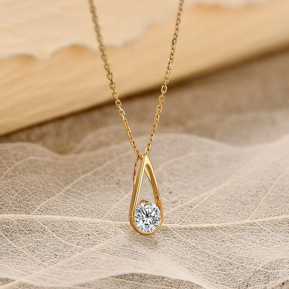 1 carat Women Classic Fashion Solitaire Pendant 3D Print Model .c4d .max .obj .3ds .fbx .stl .blend 