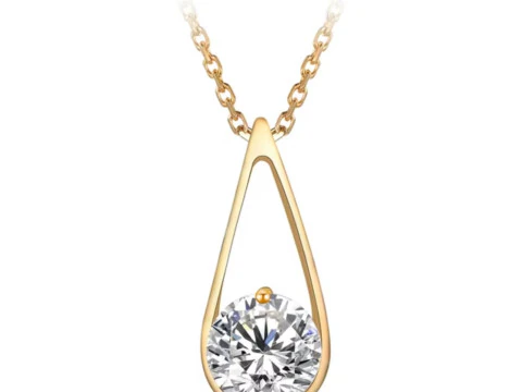 1 carat Women Classic Fashion Solitaire Pendant 3D Print Model