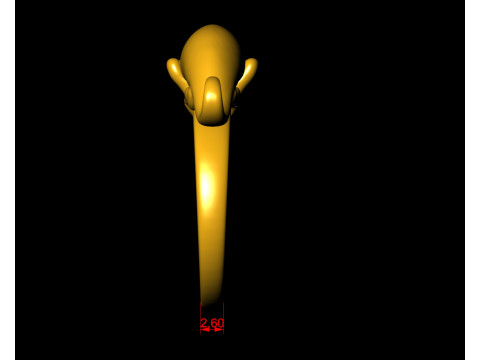 Chameleon Gold Ring 3D Print Model