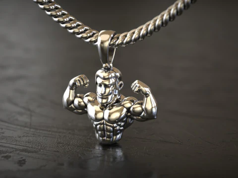 Muscle Man hanger 3D printmodel