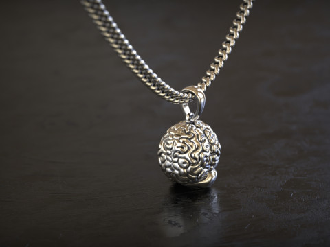 Підвіска «Мозок». 3D Принт Модель