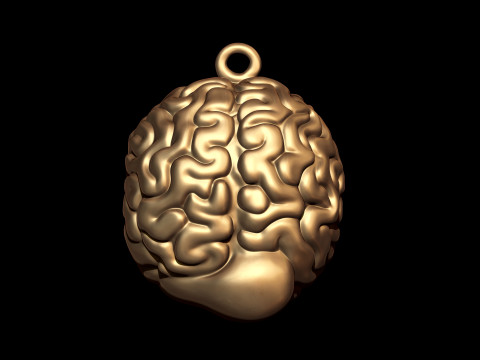 Підвіска «Мозок». 3D Принт Модель